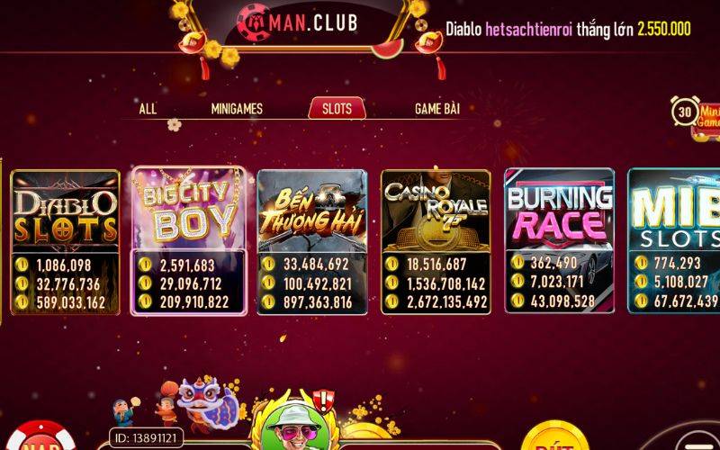 Slot game Man Club