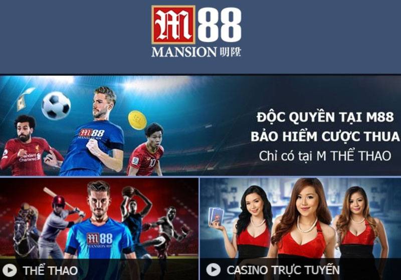 Top web cá độ bóng đá hàng đầu Việt Nam- M88
