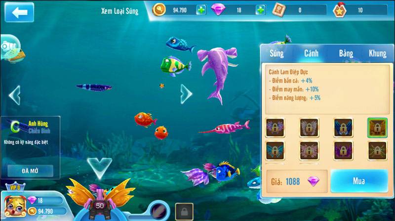 Các thể loại trò chơi có tại BẮN CÁ BIG FISH 777