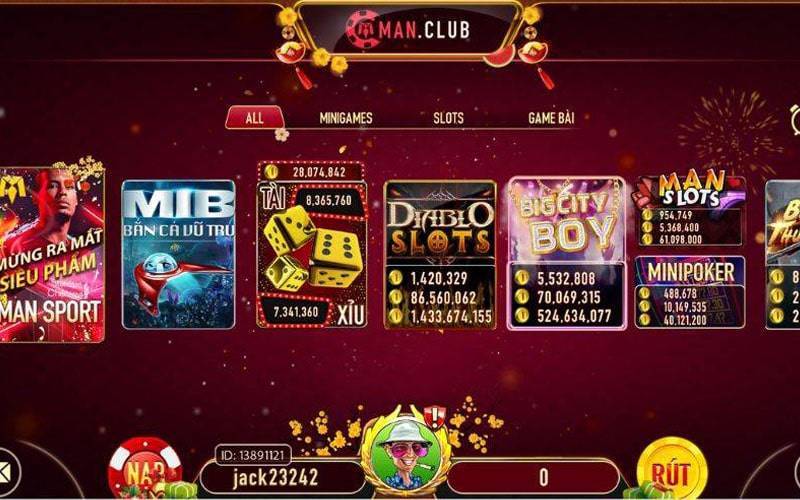 Man Club – Điểm đến yêu thích của hàng trăm ngàn game thủ Việt Nam